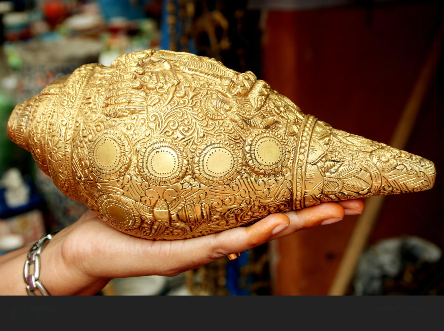 Brass Shankhu (Conch Shell)